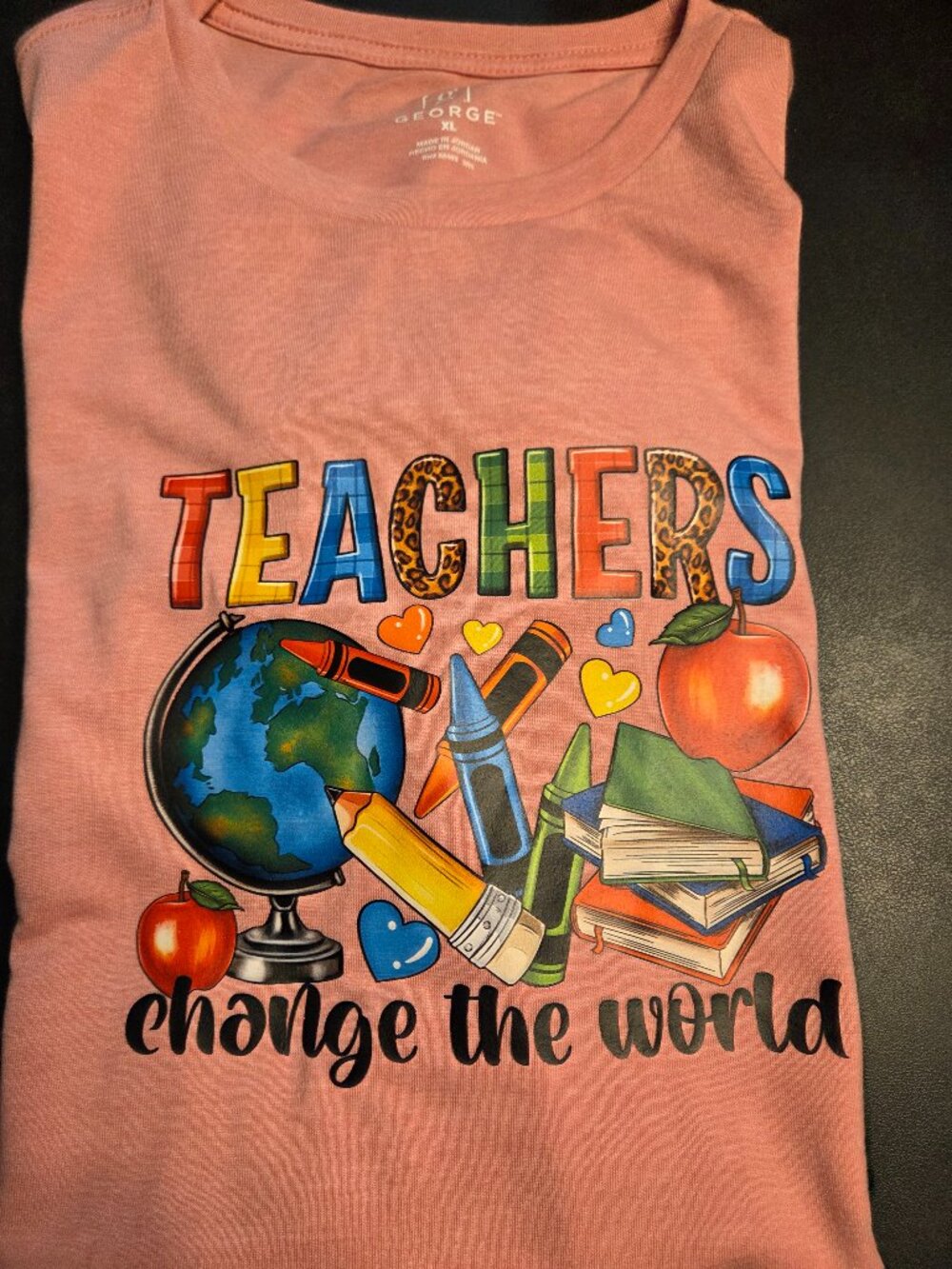 "Teachers Change the World" T-shirt